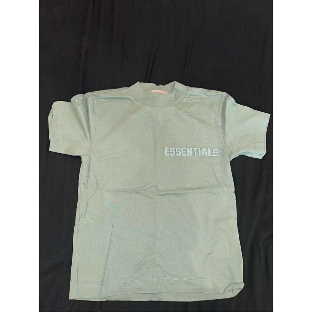ESSENTIALS FEAR OF GOD women’s tee XS teal